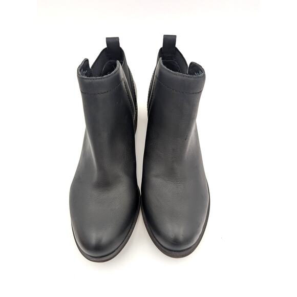 Lucky Brand Badene Ankle Boots Women's Faux Leather Black Size US7M EU37.5 - Picture 9 of 13